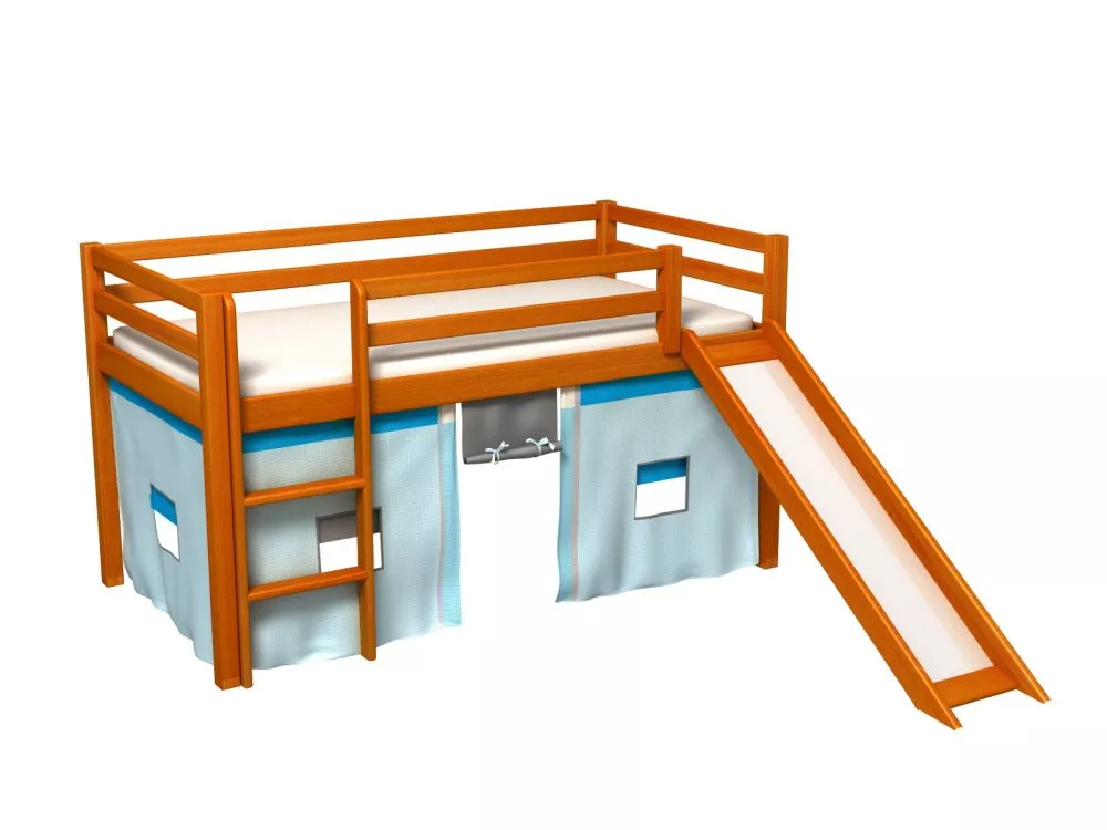 Bērnu gulta Gabi Z ar stelāžu Guļamvietas platums: 80 cm, Guļamvietas garums: 180 cm, · 88 × 188 × 106 cm