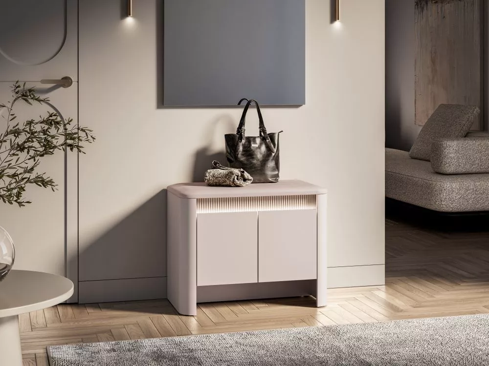 Apavu plaukts Crupet 04 ar LED · Kašmira · 68 × 55 × 34 cm