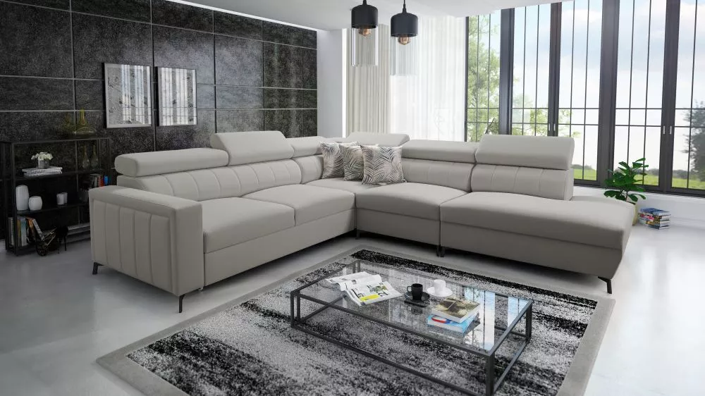 Dīvāns Baltico 8 Premium Standard · Pelēks · 275 × 302 × 83 cm