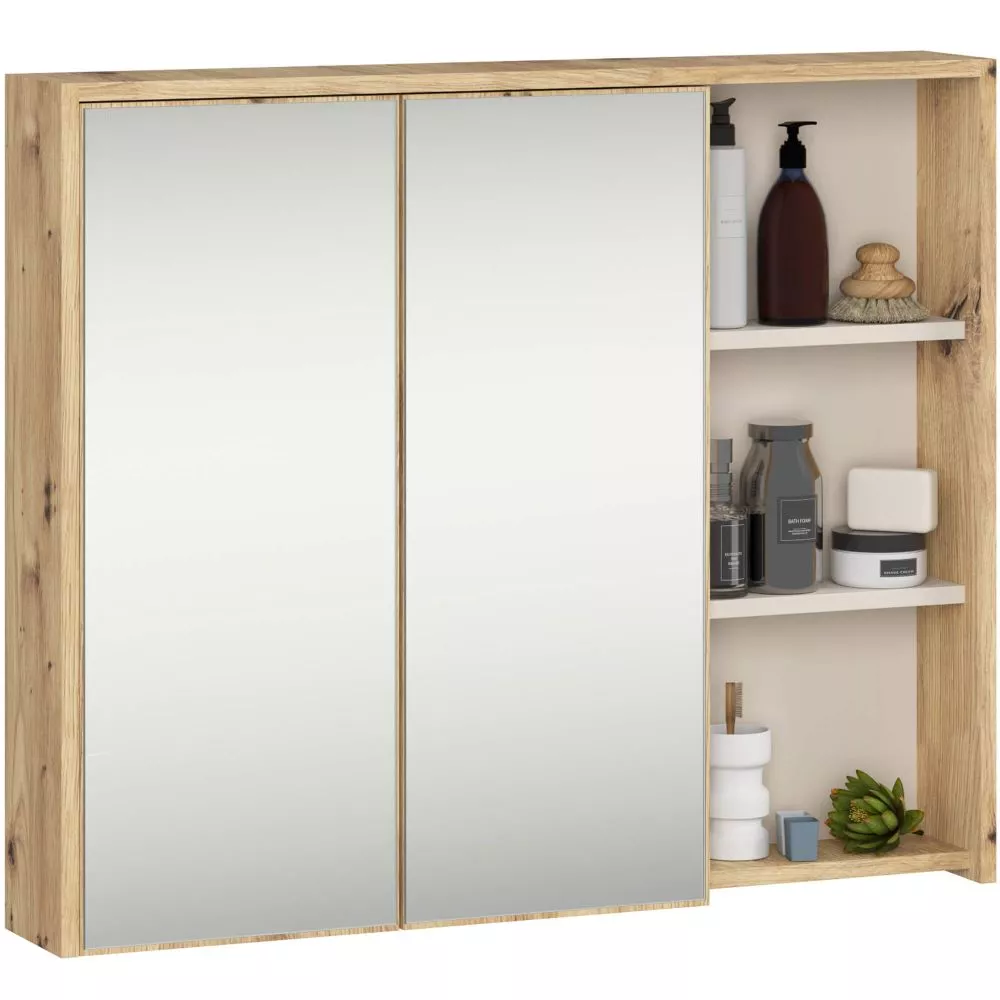 Vannas istabas skapītis Vami W90 L · 90 × 75 × 15 cm