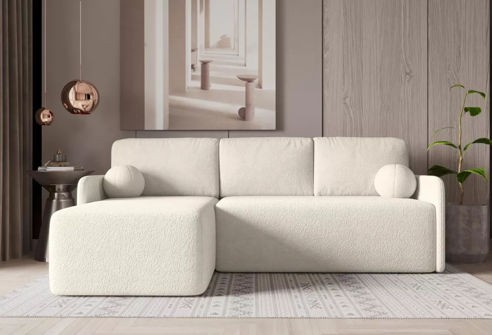 Dīvāns Bloom Premium Standard · Krēms · 142 × 212 × 92 cm