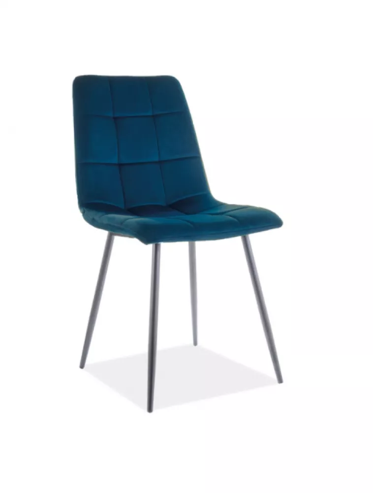 Krēsls Mila Matt Velvet · Zila · 86 × 45 × 41 cm