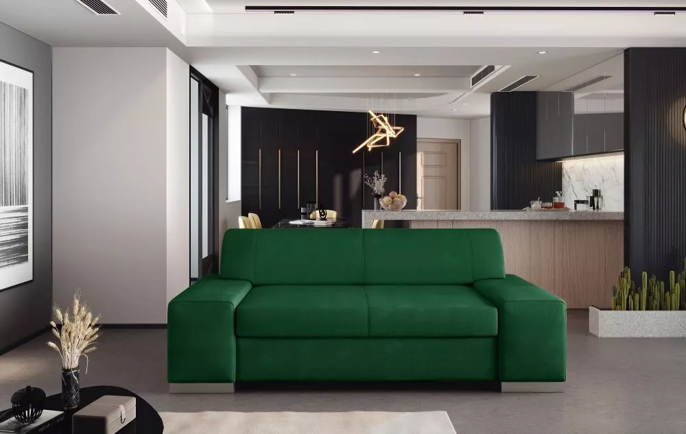 Dīvāns Porto 2S Premium standard · Zaļš · 90 × 190 × 98 cm