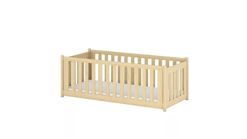Bērnu gulta Concept 3 ar stelāžu Guļamvietas platums: 80 cm, Guļamvietas garums: 180 cm, · Priede · 87 × 188 × 68 cm