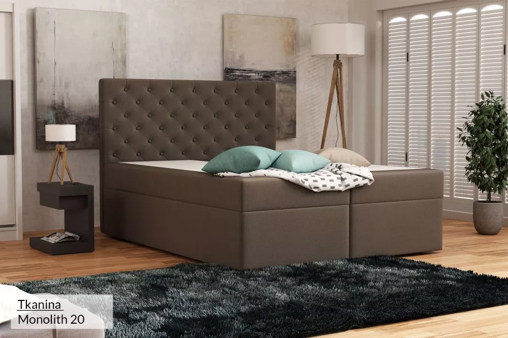 Gulta Alle Standard Guļamvietas platums: 140 cm, Guļamvietas garums: 200 cm, · Brūns · 142 × 210 × 120 cm