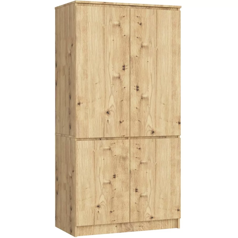 Skapis S904D · Ozols artisan · 90 × 50 × 180 cm