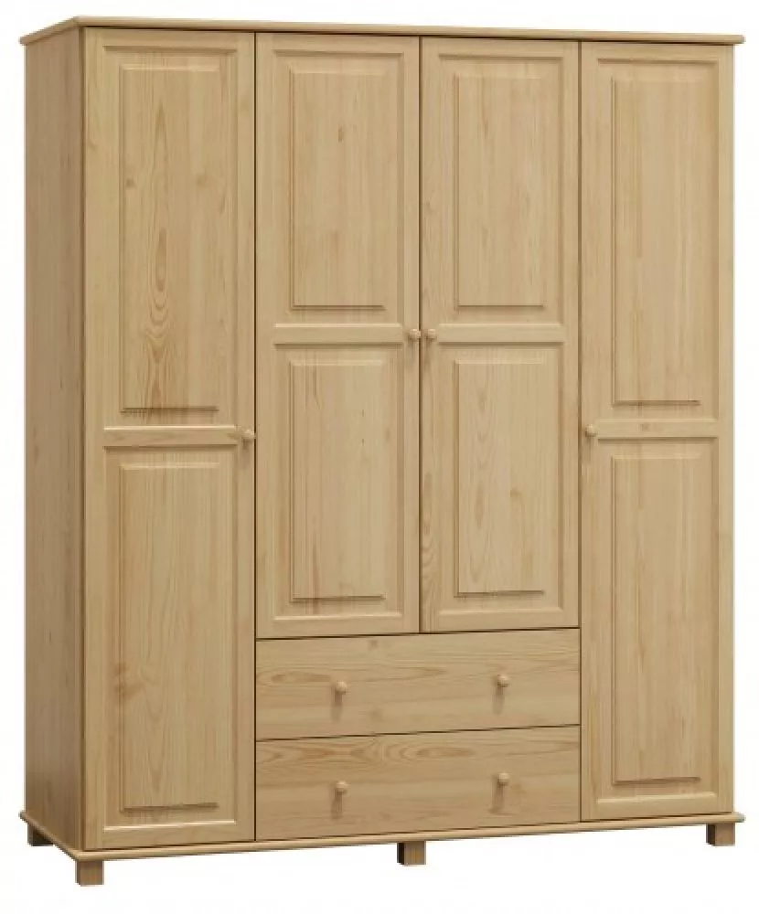 Skapis Martisha 4D2 · Priede · 180 × 60 × 190 cm