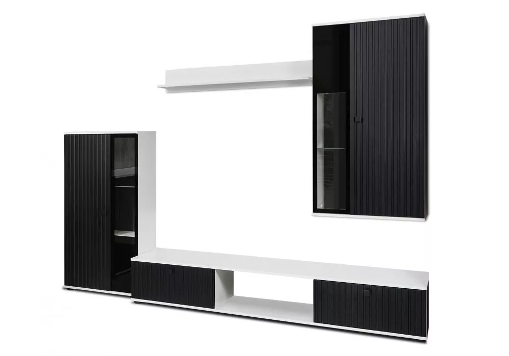 Sekcija Salsa Lamele ar LED Korpusa krāsa: balts, · 240 × 40.2 × 180 cm