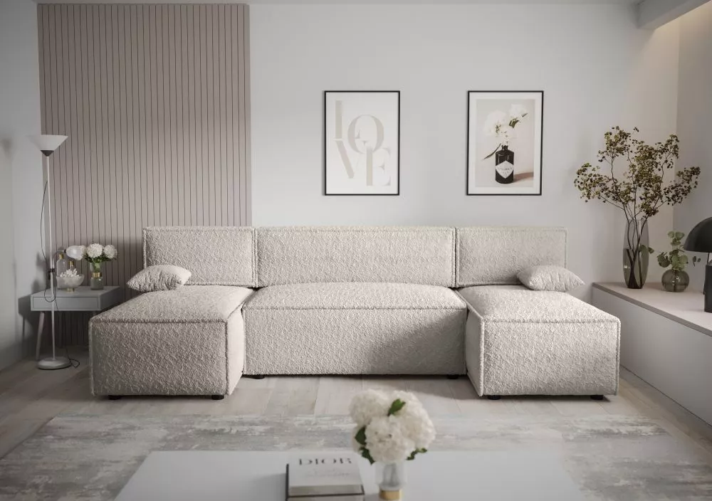 Dīvāns Mira U Anthology Standard · Bēšs · 140 × 271 × 90 cm