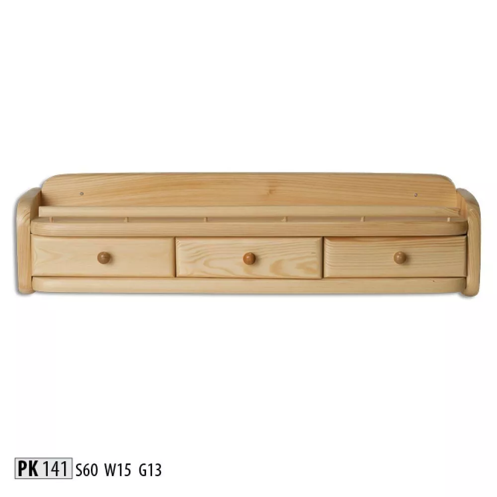 Plaukts PK 141 · Priede · 60 × 15 × 13 cm