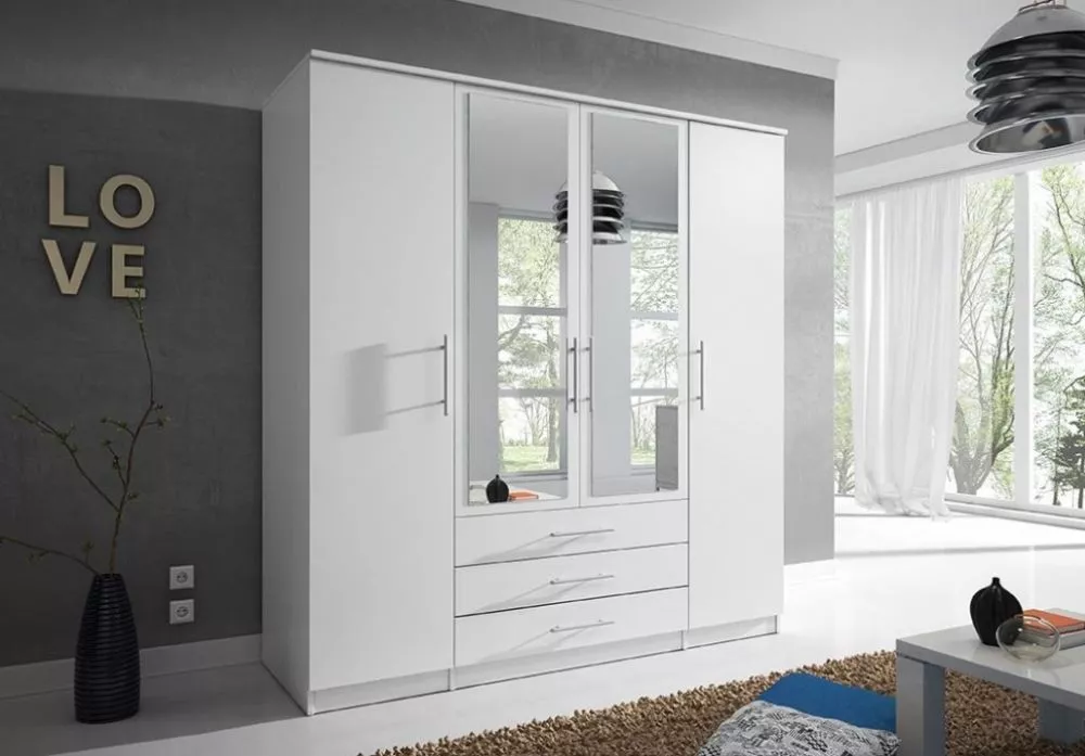 Skapis Szantal 20 · Balts · 200 × 64 × 210 cm