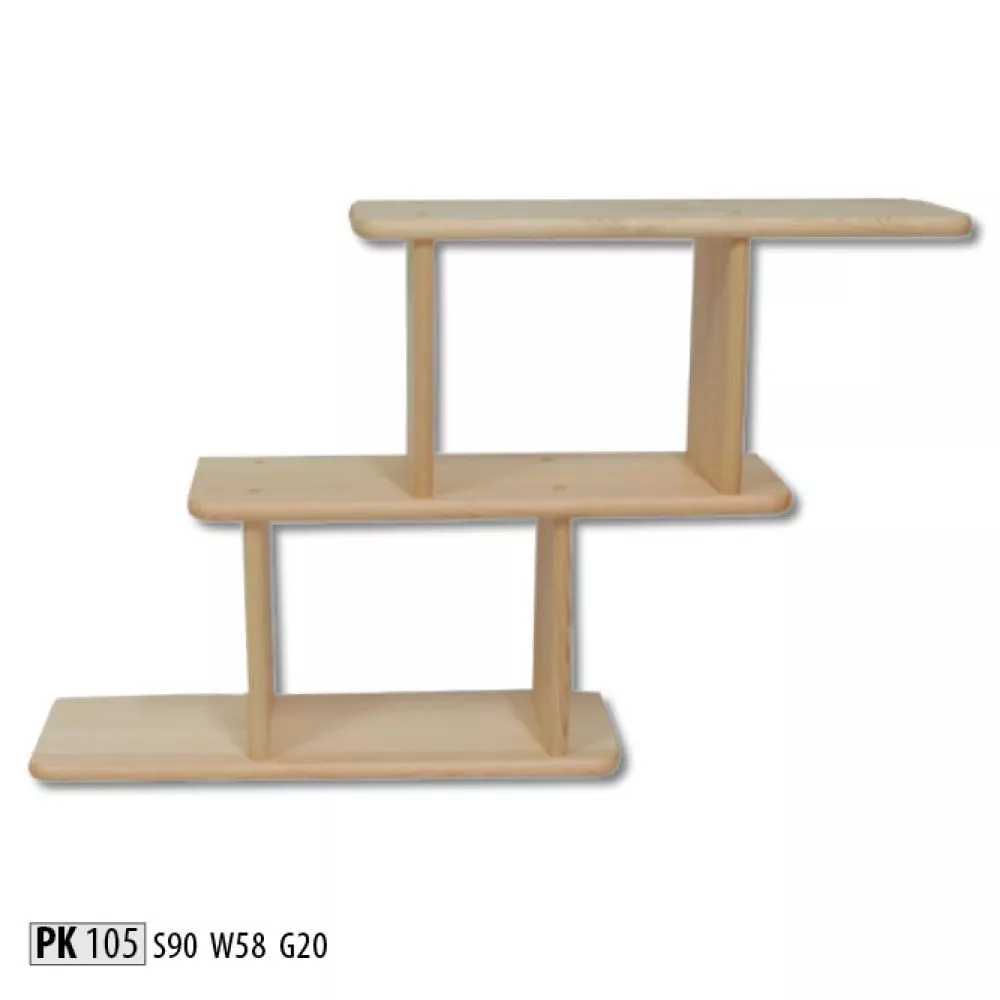 Plaukts PK 105 · Priede · 90 × 58 × 20 cm