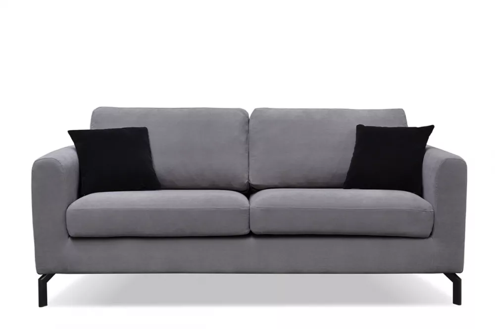Dīvāns Kapi 3S Standard · Pelēks · 88 × 190 × 85 cm