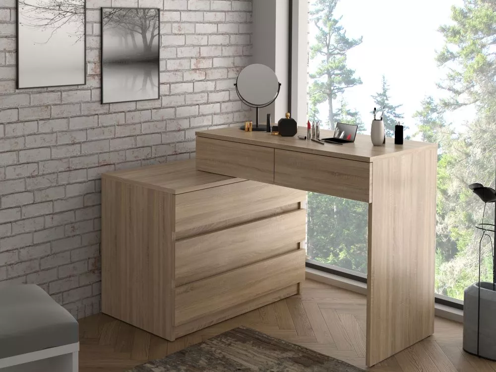 Galds Omega Classic · Sonoma · 130 × 77 × 47 cm