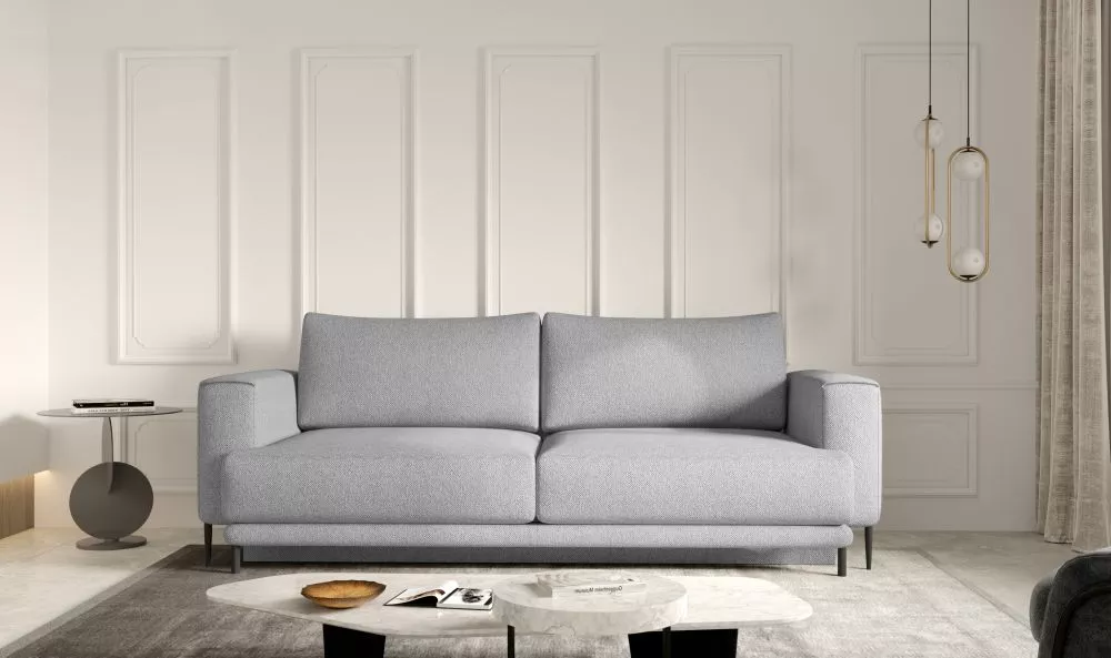 Dīvāns Dalia Premium standard · Gaiši pelēks · 95 × 260 × 90 cm