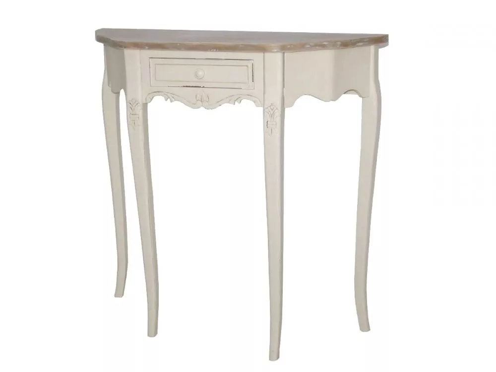 Kosmētikas galds Rimini RI033 · Krēma · 80 × 80 × 30 cm