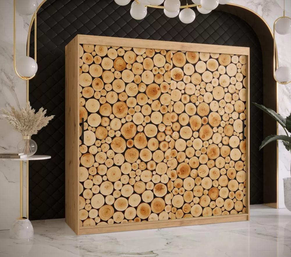 Skapis Sosna 1 · 180 × 62 × 200 cm
