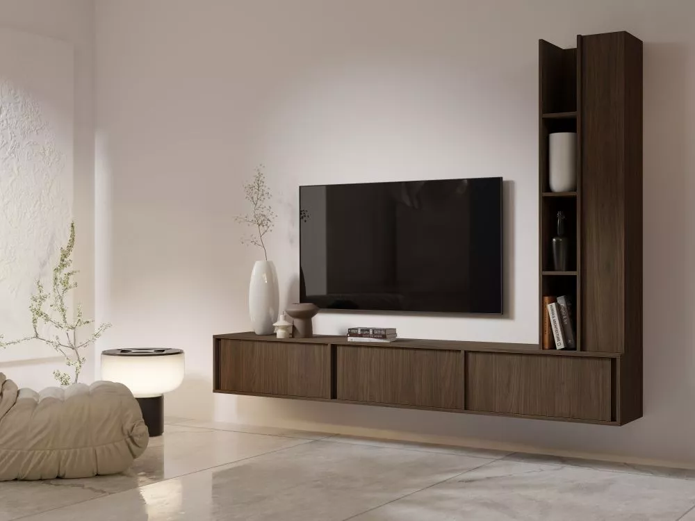 Sekcija Velor Set Korpusa krāsa: rieksts, · 230 × 35 × 185 cm