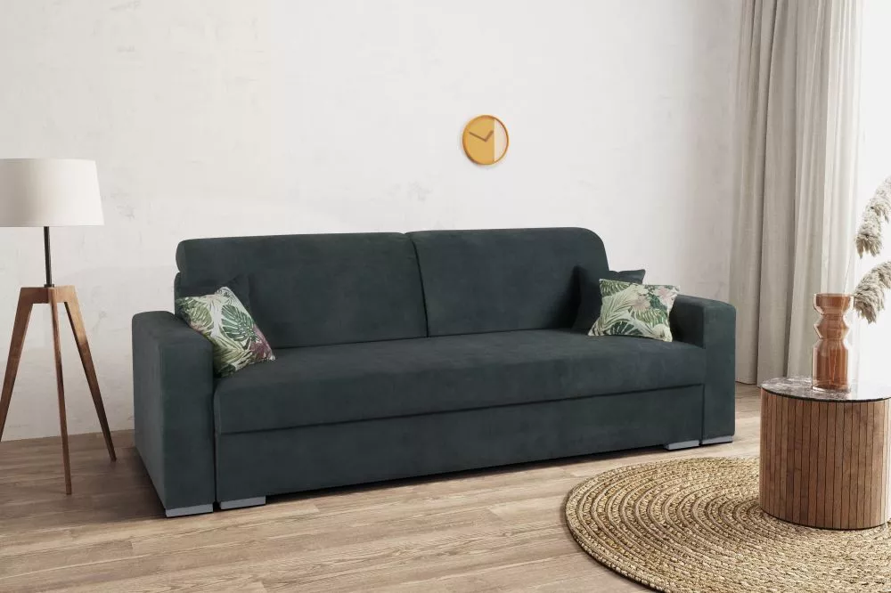 Dīvāns Ines Comfort standard · Melns · 94 × 233 × 86 cm