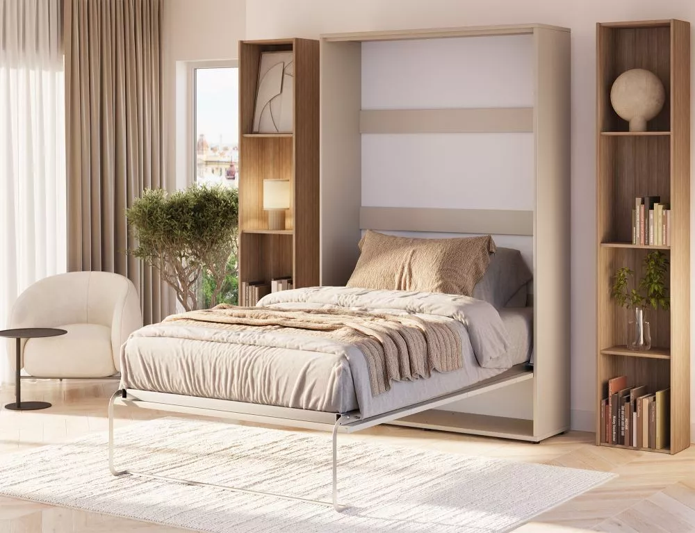 Gulta Vivario ar stelāžu Guļamvietas platums: 120 cm, Guļamvietas garums: 200 cm, · Kašmira · 133 × 213 × 211 cm