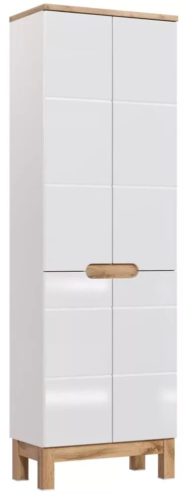 Vannas istabas skapītis Bali White 805 · 60 × 187 × 33 cm