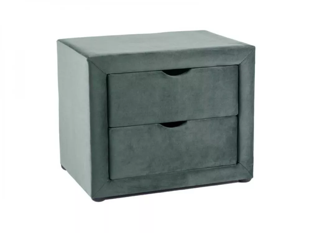 Naktsgaldiņš ET-002 Velvet · Zaļš · 50 × 35 × 42 cm