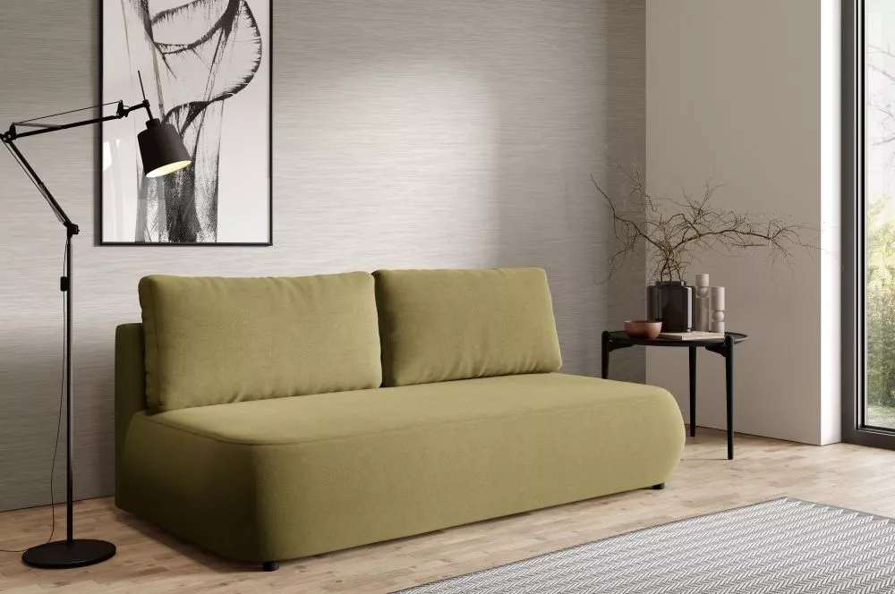 Dīvāns Avilla S standard · Olīvu · 106 × 210 × 82 cm