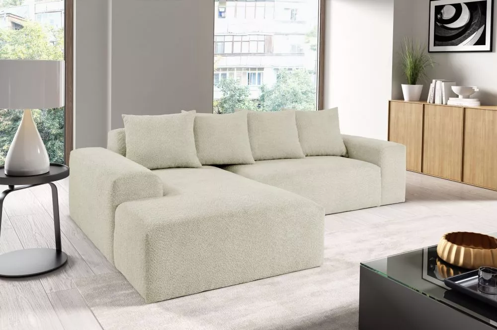 Dīvāns Modullo L Plus Standard · Bēši pelēks · 190 × 254 × 70 cm