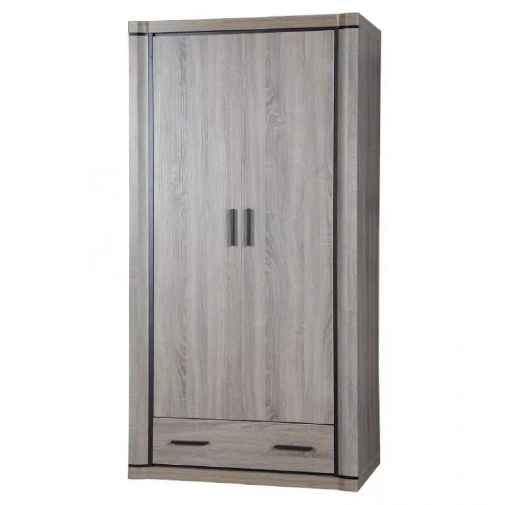 Skapis Dallas D20 · Trifeļu ozols · 97 × 58 × 192 cm