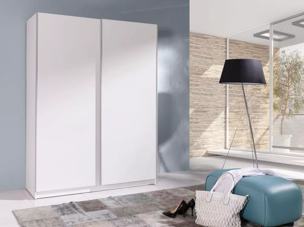 Skapis Batumi 1 · Balts · 150 × 62 × 206 cm