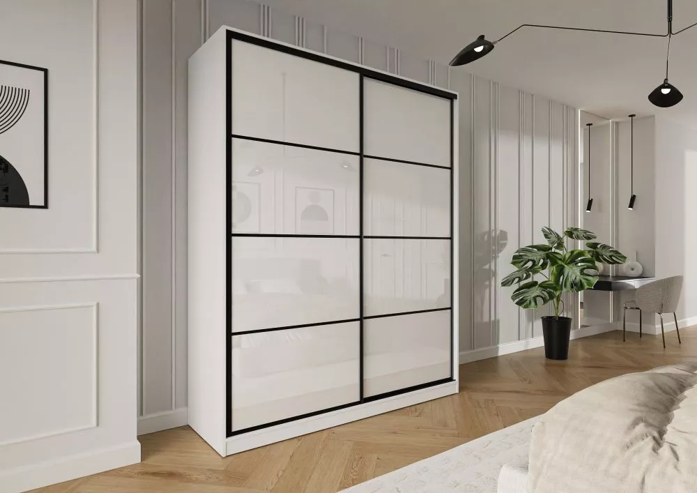 Skapis Trend 3 · Balts · 180 × 60 × 245 cm