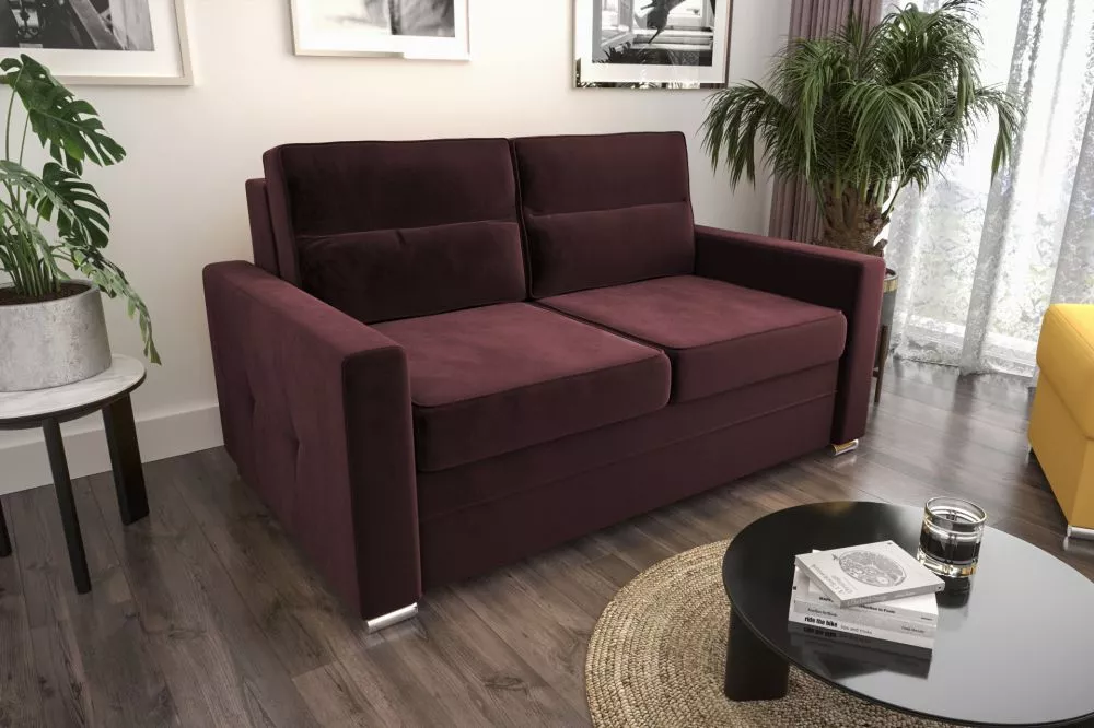 Dīvāns Arte 4 Sofa Standard · Tumši rozā · 100 × 187 × 82 cm