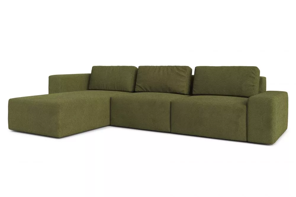 Dīvāns Berg Standard · Olīvu · 202 × 360 × 90 cm