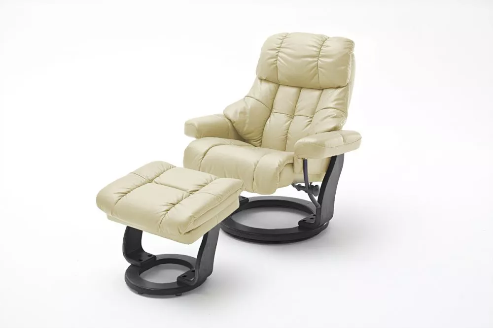 Krēsls Calgary XXL Black Standard · Krēma · 110 × 97 × 92 cm