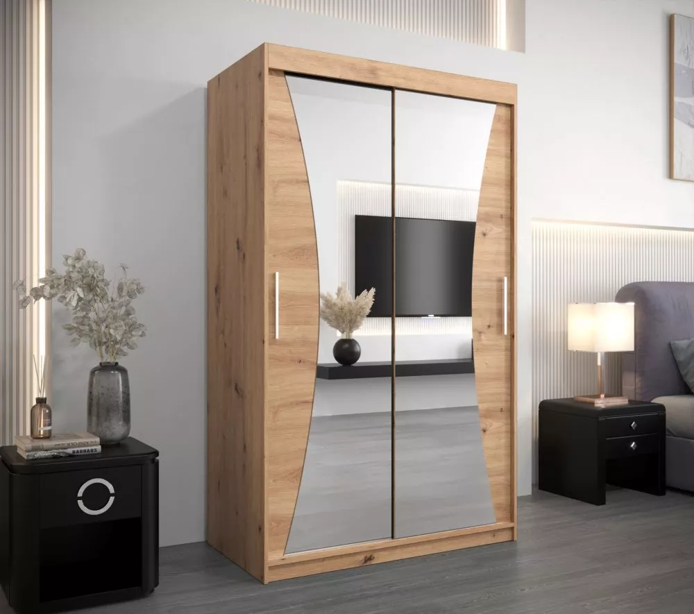 Skapis Monaco · Ozols artisan · 120 × 62 × 200 cm