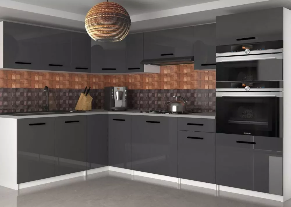 Virtuves komplekts Uniquagrande Materiāls : lamināts + MDF plātne,