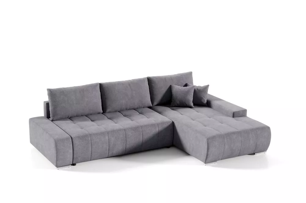 Dīvāns Velutti L Standard · Antracīts · 185 × 265 × 85 cm