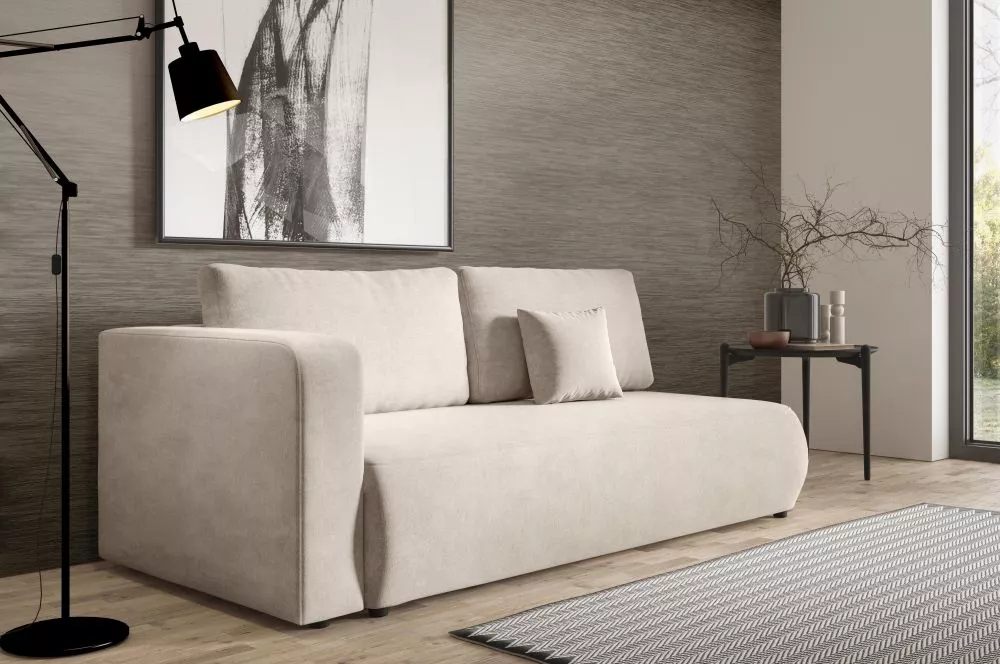 Dīvāns Avilla standard · Gaiši bēšs · 106 × 228 × 82 cm