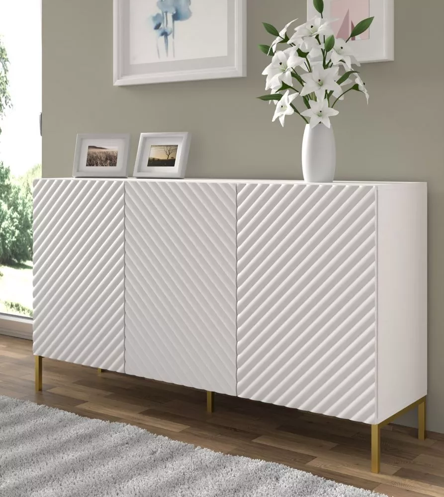 Kumode Surf 01 · Balts · 150 × 42 × 87 cm