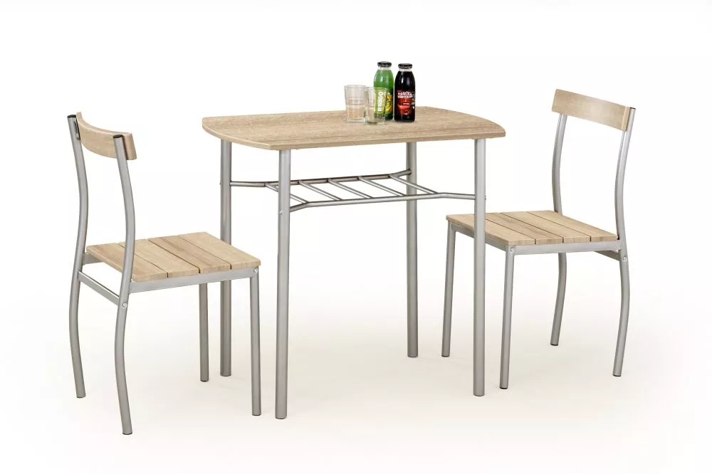 Komplekts Lance Personu skaits: 2, Materiāls: tērauds + MDF, · Ozols sonoma