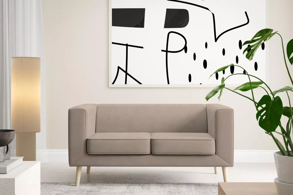 Dīvāns Bastian 2 Sofa standard · Bēšs · 84 × 171 × 74 cm