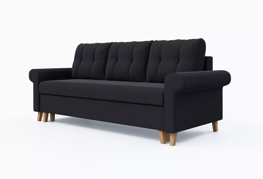 Dīvāns Oslo Sofa standard · Grafīts · 90 × 240 × 90 cm