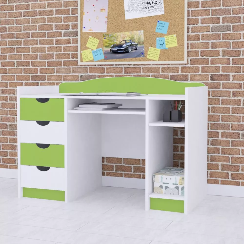 Bērnu rakstāmgalds Classic B02 Maksimālais augstums: 89 cm, · 125 × 75 × 60 cm