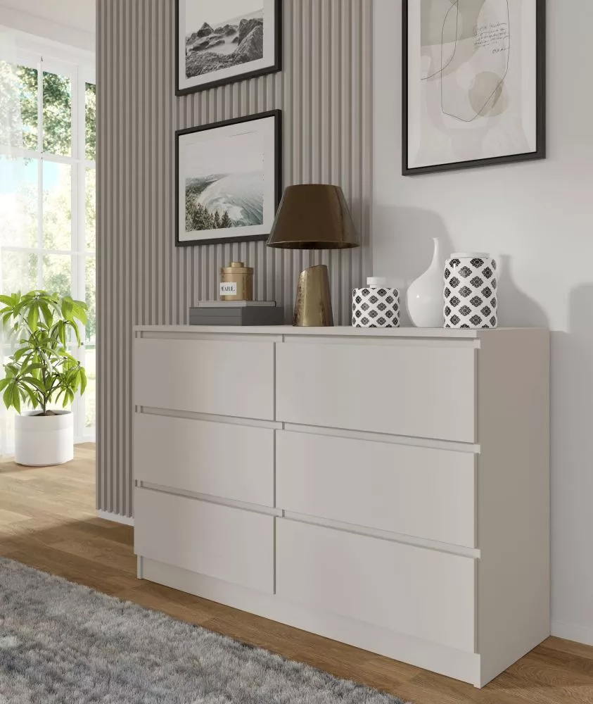 Kumode Maja K120 S6 · Kašmira · 120 × 40 × 80.5 cm