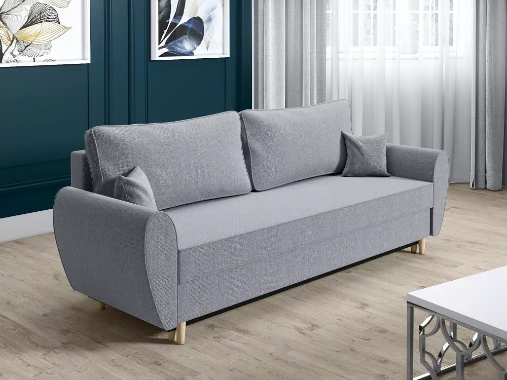 Dīvāns Alex Sofa 3 Standard · Pelēks · 92 × 232 × 95 cm