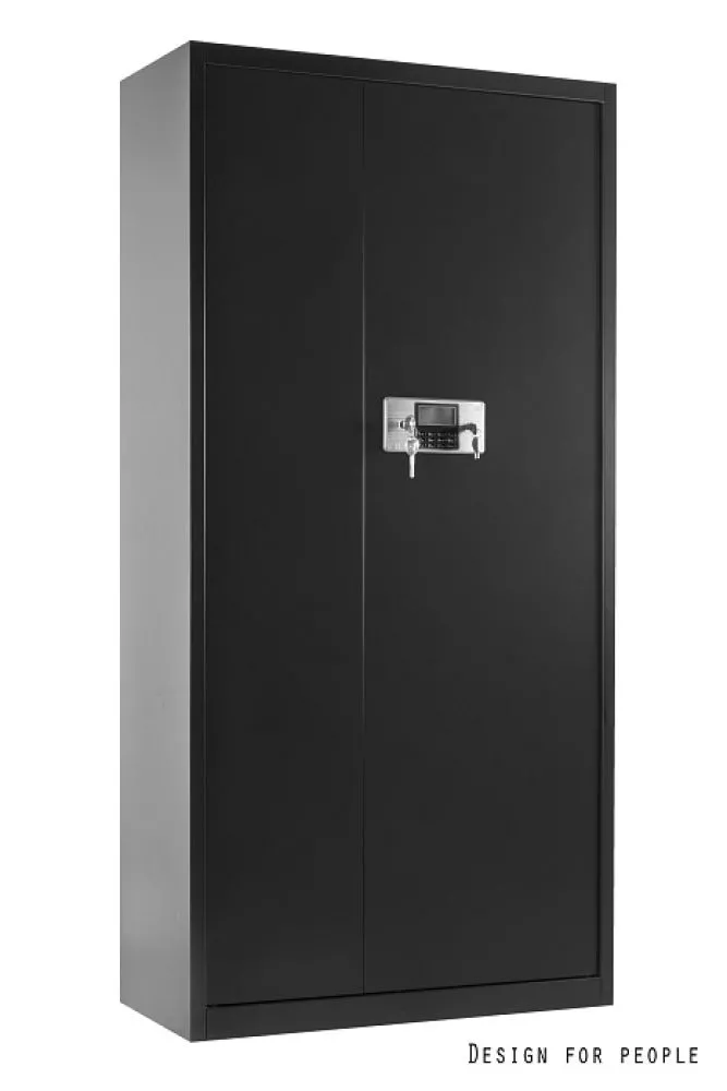 Grāmatu skapis XD-034 · Melns · 90 × 42 × 185 cm