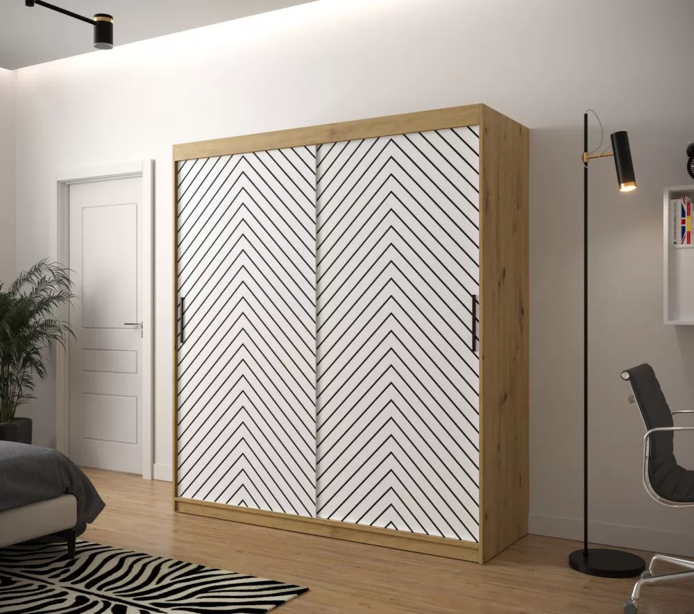 Skapis Jodelka 1 · 180 × 62 × 200 cm