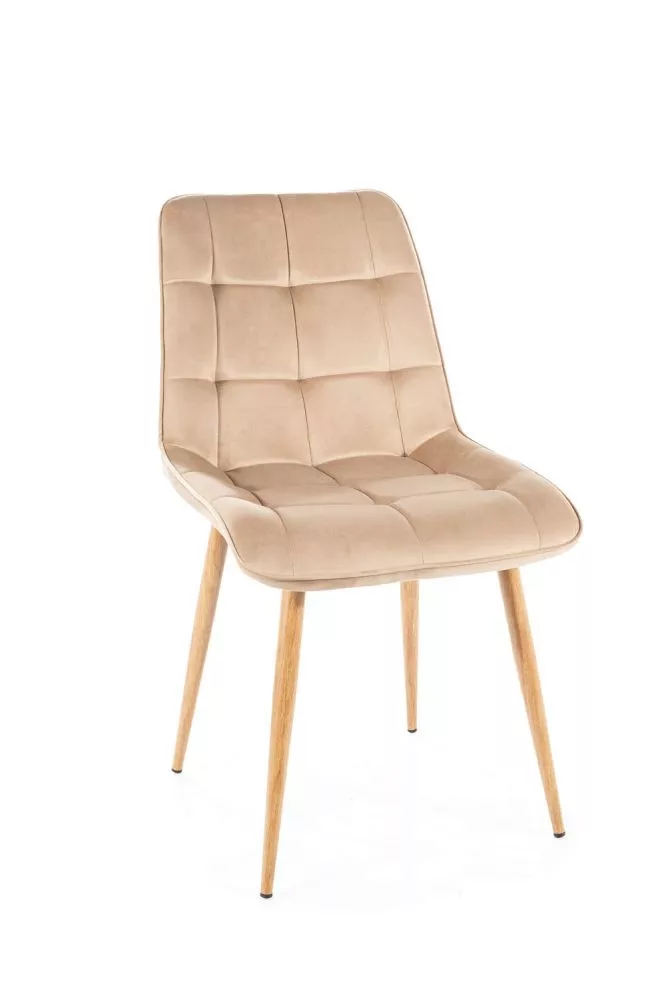 Krēsls Chic D Velvet · Bēšs · 88 × 50 × 58 cm