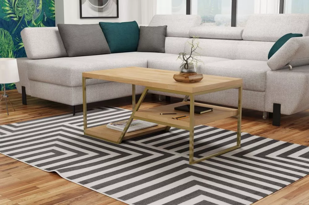 Žurnālgalds Ellie Oak Korpusa krāsa: ozols, · 100 × 50 × 45 cm