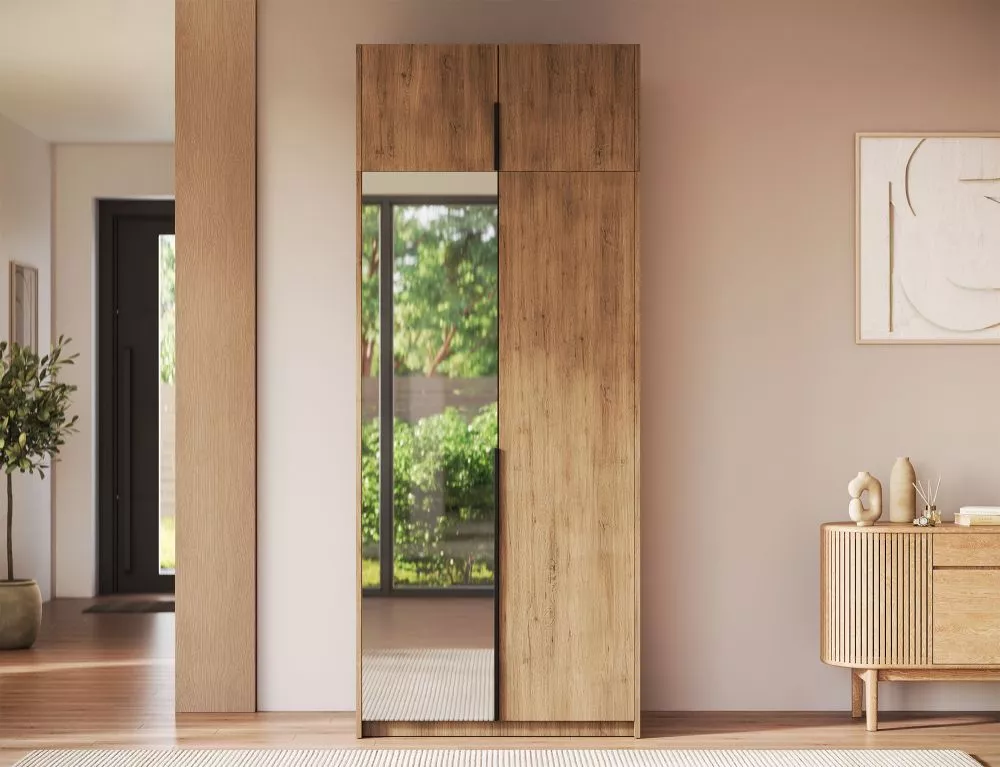 Skapis Alera 2 Plus · Ozols artisan · 100 × 58 × 250 cm